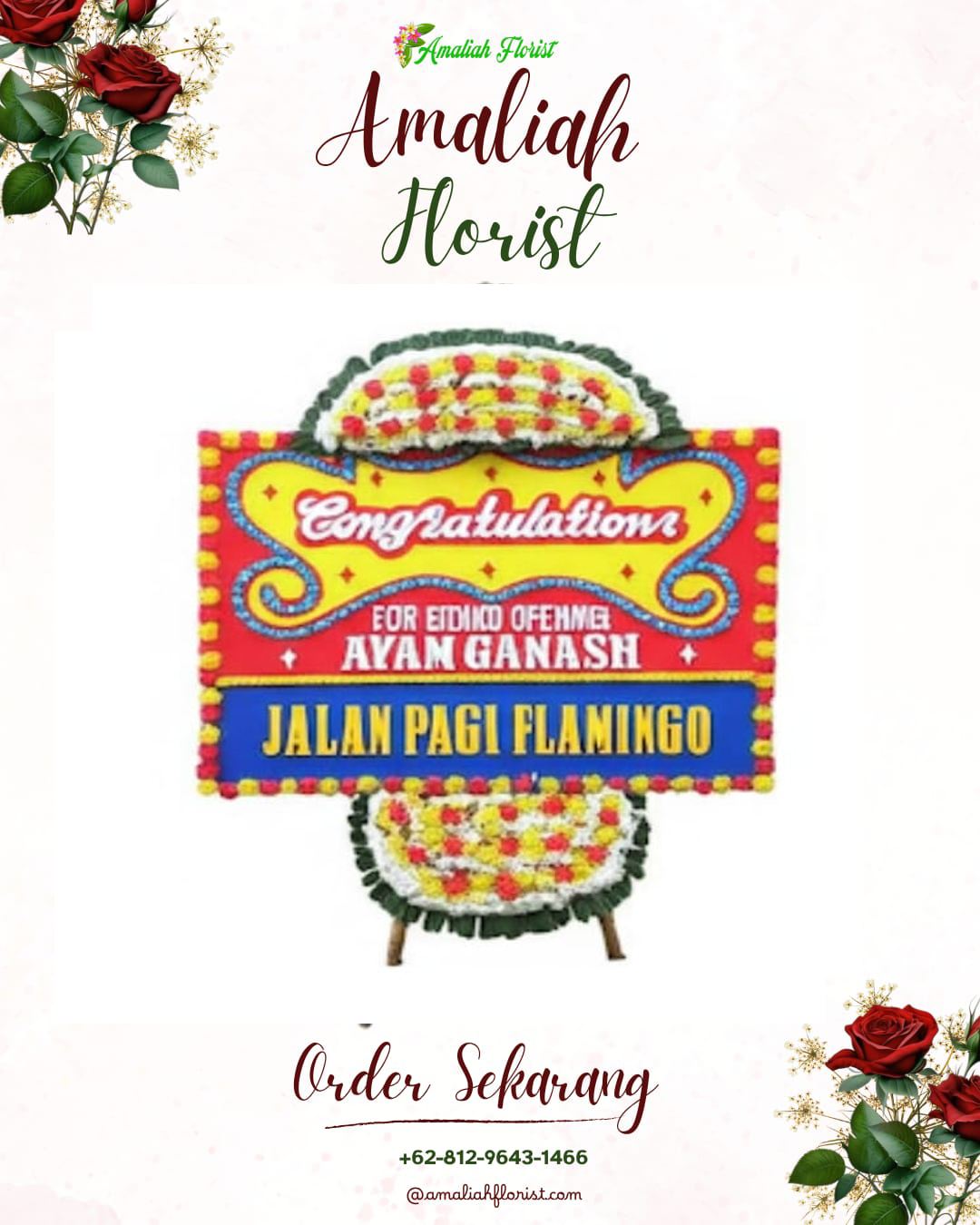 Sewa Papan Bunga Legok